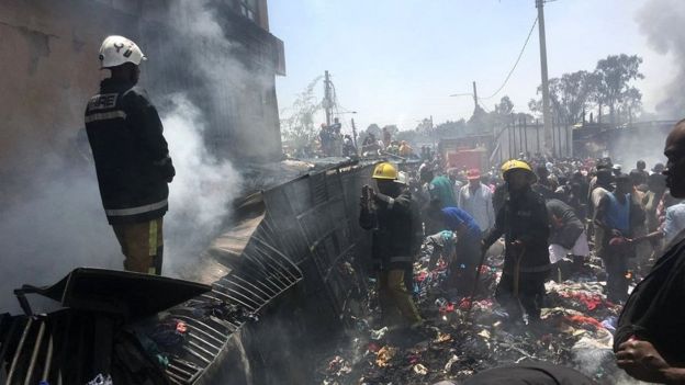 Nairobi market fire