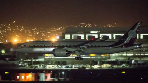 Avión presidencial de México.