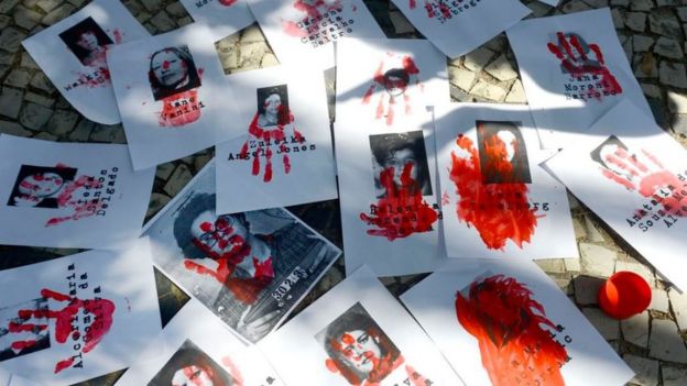 Ato no Rio de Janeiro em memÃ³ria de mulheres vitimadas na ditadura, em 2016