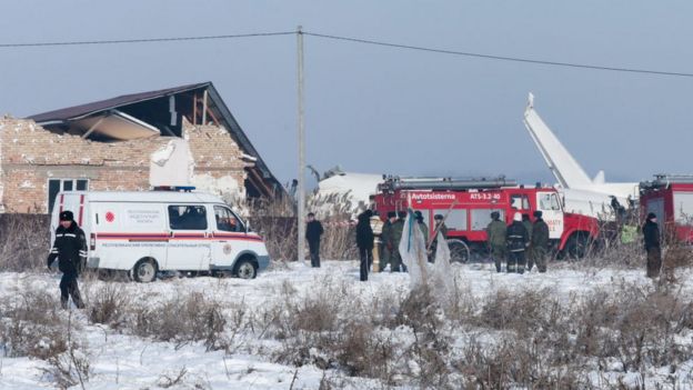 Avión accidentado