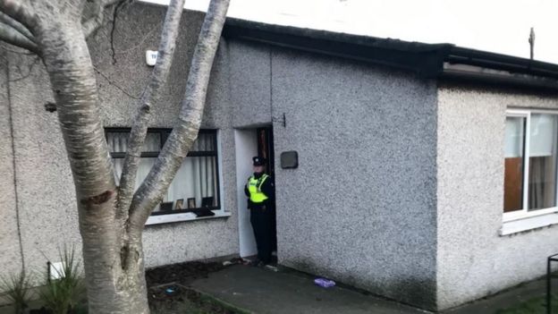 Sealed off house in Drogheda