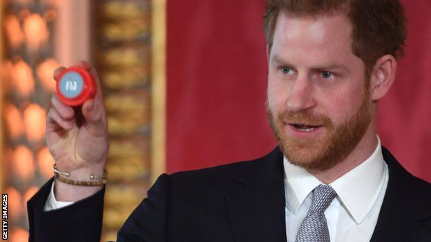 Duke of Sussex conducting the World Cup draw