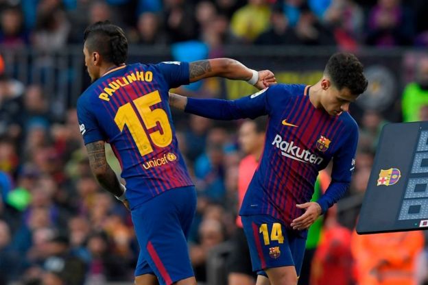 Paulinho sustituye a Coutinho