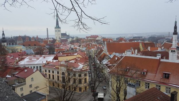 Tallinn, the capital of Estonia