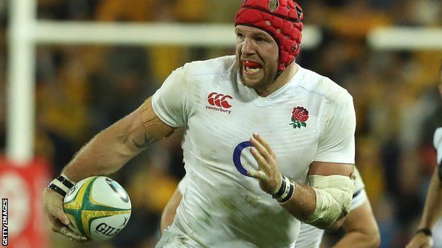James Haskell in action against Australia