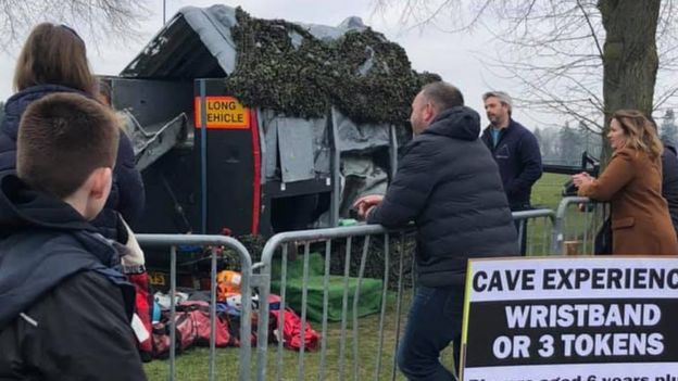 Fortnite Live Norwich Festival To Be Sued By Game Creator Bbc News - cave experience at fortnite live norwich