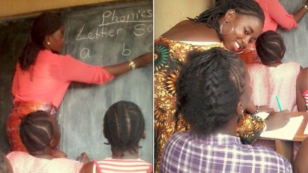 வகுப்பறையில் ஆசிரியர்களும், கைதிகளும்