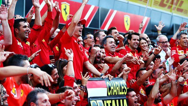 Ferrari celebrate