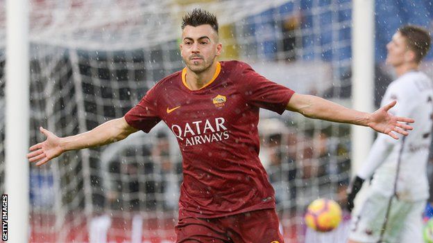 El Shaarawy celebrates after scoring against Torino