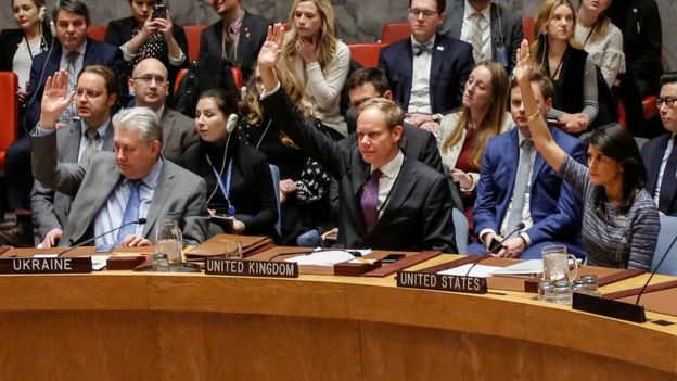 Voto del Consejo de Seguridad de la ONU contra Corea del Norte