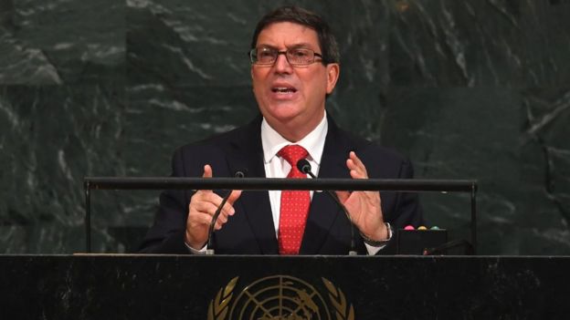Canciller cubano Bruno Rodríguez