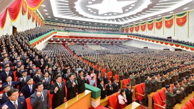 Conferencia de la industria de municiones de Corea del Norte en diciembre.