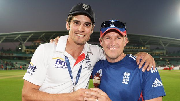 Alastair Cook and Andy Flower