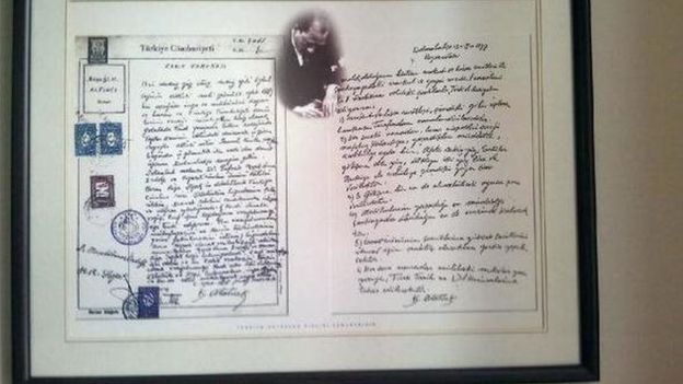 Atatürk'ün el yazısıyla yazdığı vasiyeti