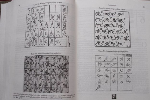 Livro ilustra linguagem de sinais na Índia