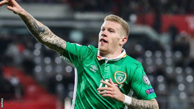 West Brom midfielder James McClean is included in the squad for the MetLife Stadium match