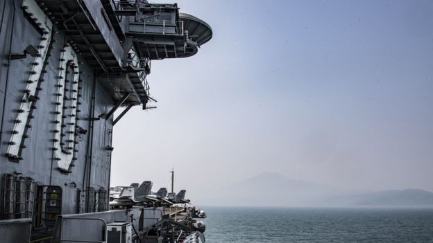 Nimitz-class aircraft carrier USS Carl Vinson