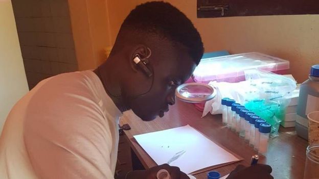 Ba estudiando para convertirse en entomólogo