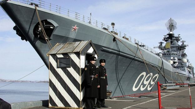 Un barco ruso