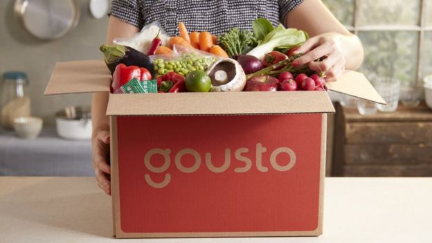 صندوق مكونات تجهيز أطعمة لشركة غوستو