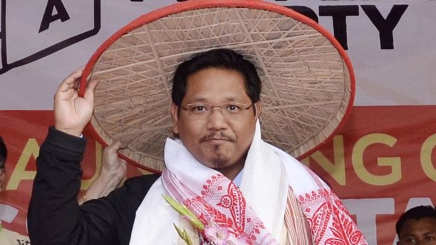 মেঘালয়ের মুখ্যমন্ত্রী কনরাড সাংমা, বিলটির পুরনো আকারে যিনি তীব্র আপত্তি জানান