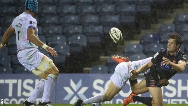 Chris Dean's pass led to Edinburgh's penalty try before they were overwhelmed