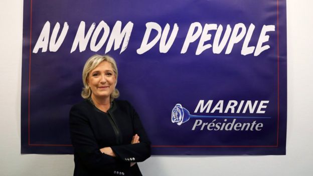 Marine Le Pen.