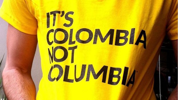 It's Colombia