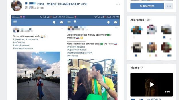 Página de rede social