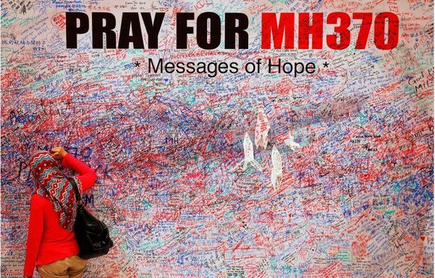 Remembrance board MH370
