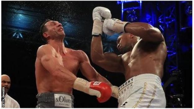 Anthony Joshua alivyompiga Wladmir Klitschko