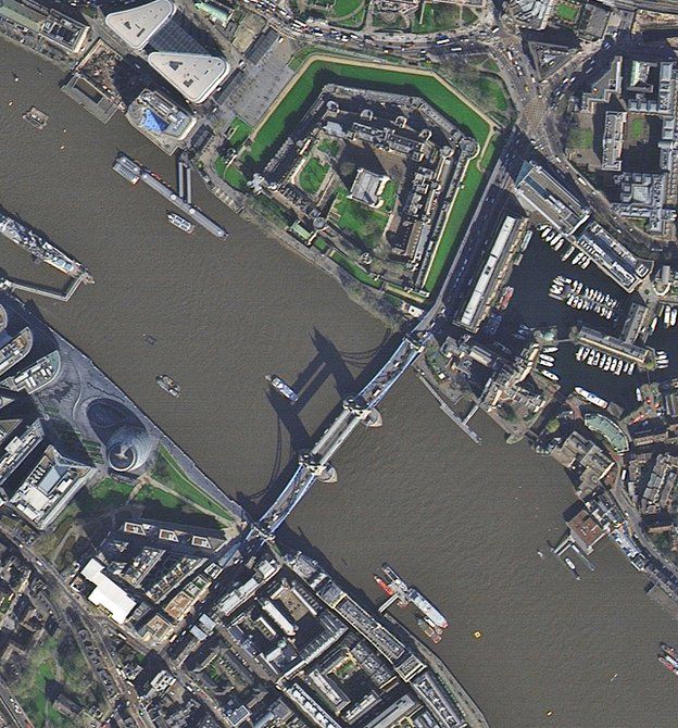 London from satellite