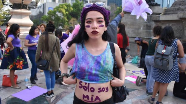 Marcha de mujeres en México