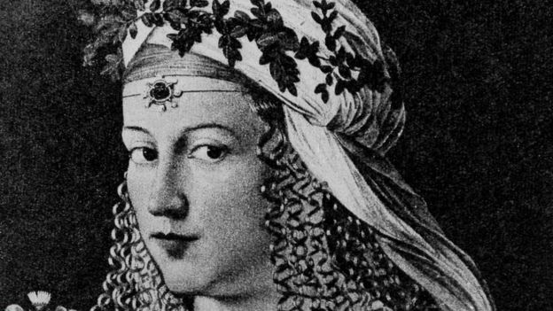 Lucrecia Borgia retratada por pintor Bartolomeo Veneto