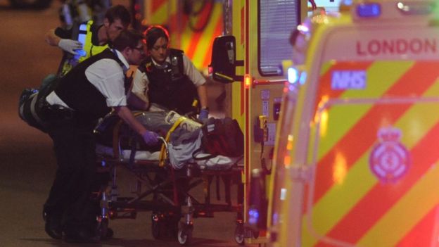 Herido en el ataque del puente de Londres.