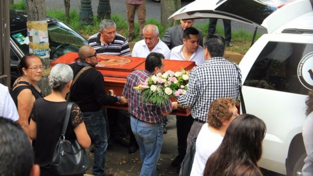 El cuerpo de la estudiante fue sepultado en Xalapa, Veracruz.