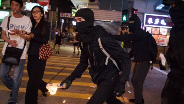 Hong Kong protesters