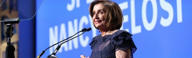 Nancy Pelosi during the Robert F Kennedy Human Rights Auction on December 12, 2019 in New York City