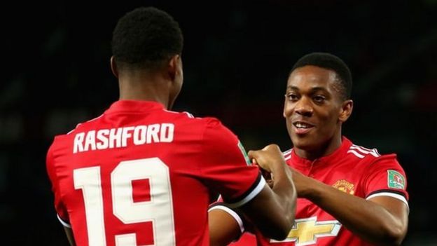 Anthony Martial na Marcus Rashford