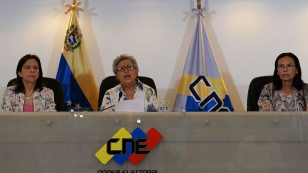 Rectoras del CNE.