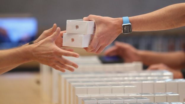 Compradores de iPhone