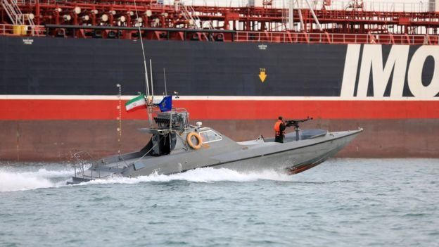 Iran's IRGC detained the British-flagged tanker the Stena Impero in the Strait of Hormuz in 2019
