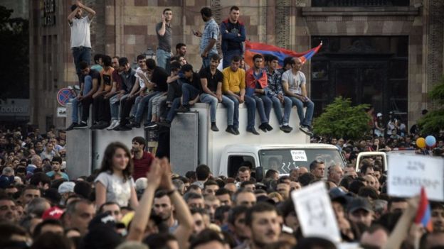 Протесты в Армении весной 2018 года