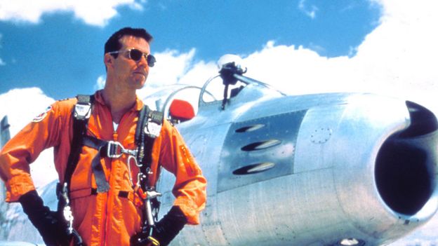 Shepard starred as Chuck Yeager in historical drama The Right Stuff