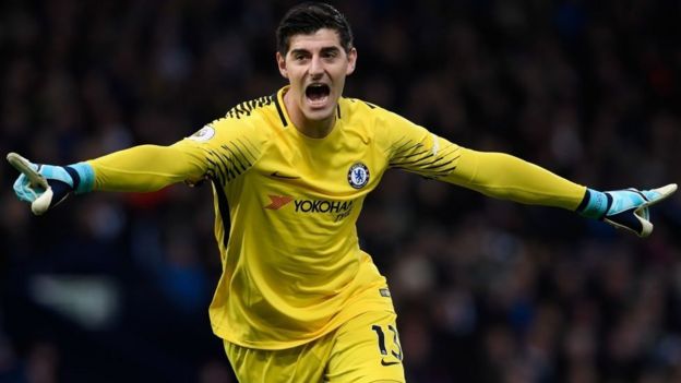 kipa wa Chelsea Thibaut Courtois, 25