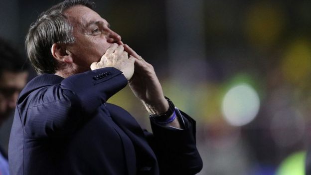 Jair Bolsonaro, presidente de Brasil.