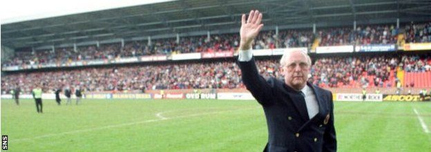 Dundee United manager Jim McLean