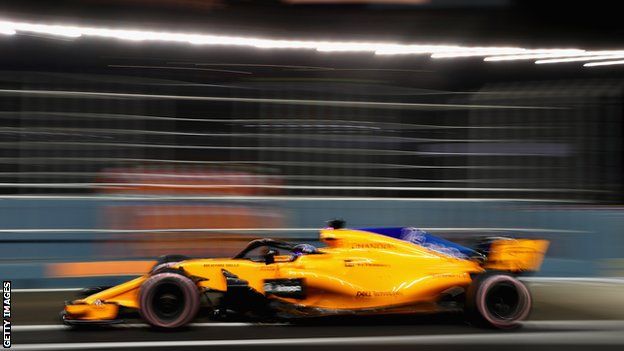 Fernando Alonso Singapore Grand Prix 2018