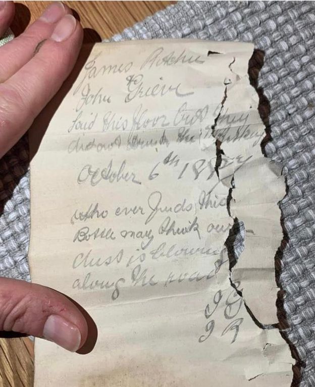 Uncovering the men behind the 135yearold message in a bottle BBC News