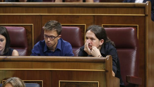 Pablo Iglesias e Íñigo Errejón